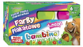 FARBY PLAKATOWE 6/20ML NEON STANDARD