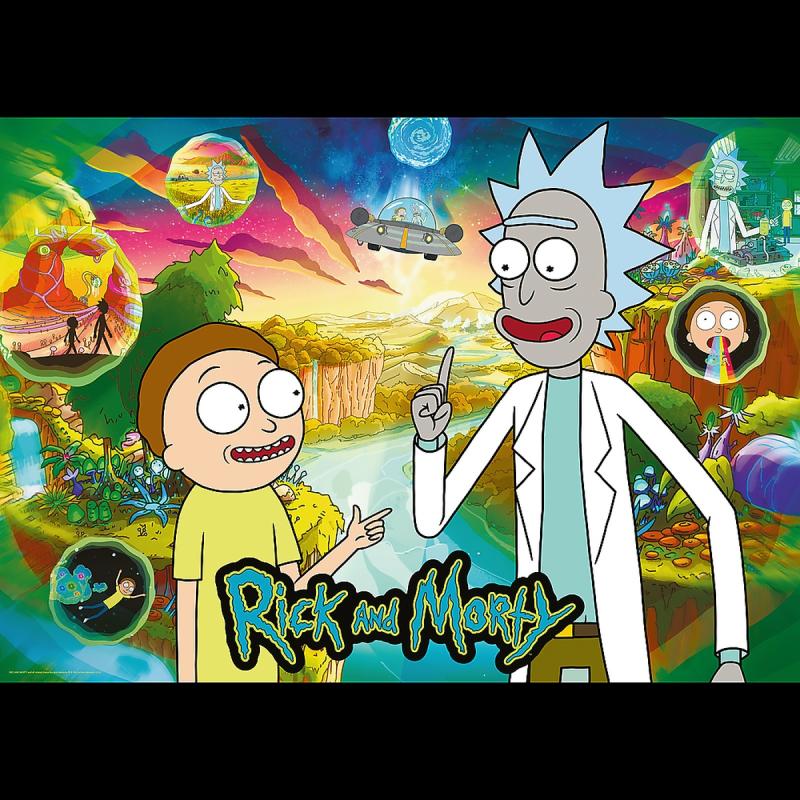 PUZZLE 1000 TREFL RICK I MORTY