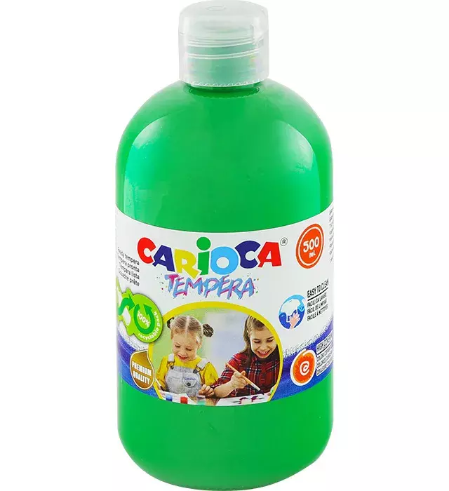 FARBA TEMPERA 500ML ZIELONA CARIOCA