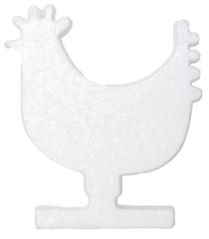 KURA STRYROPIAN.PŁASKA 14CMX12CMX2CM A6 WIELKANOC