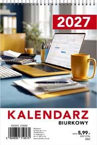 KALENDARZ BIURKOWY A5 TYGODNIOWY AREX