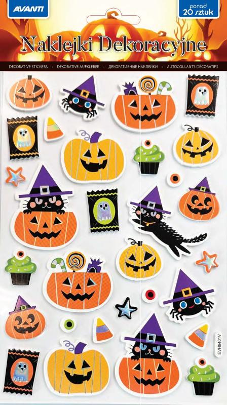 NAKLEJKI DEKORACYJNE HALLOWEEN
