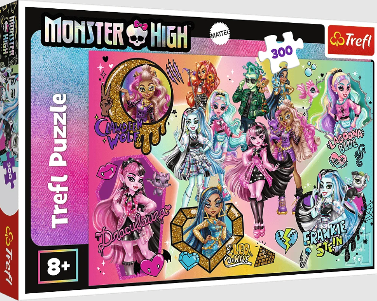 PUZZLE 300 TREFL ZOMBIE GÓRĄ ! MONSTER HIGH