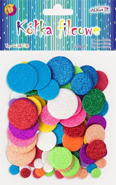 KÓŁKA PIANKOWE KPB-2211 BROKATOWE MIX A120