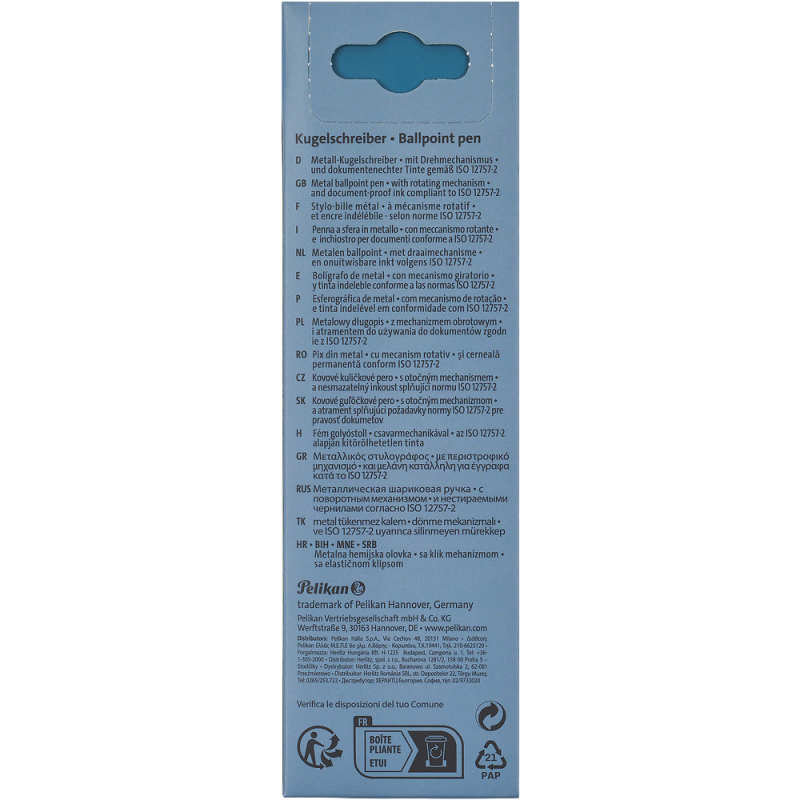 DŁUGOPIS PELIKAN K6 INEO OCEAN BLUE ETUI