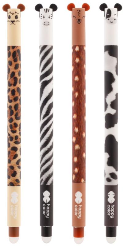 DŁUGOPIS WYMAZYWALNY USZAKI FURRY SAFARI 0.5MM NIEBIESKI GDD