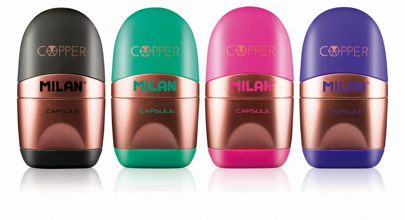 TEMPERÓWKO-GUMKA MILAN CAPSULE COPPER, 12 SZTUK