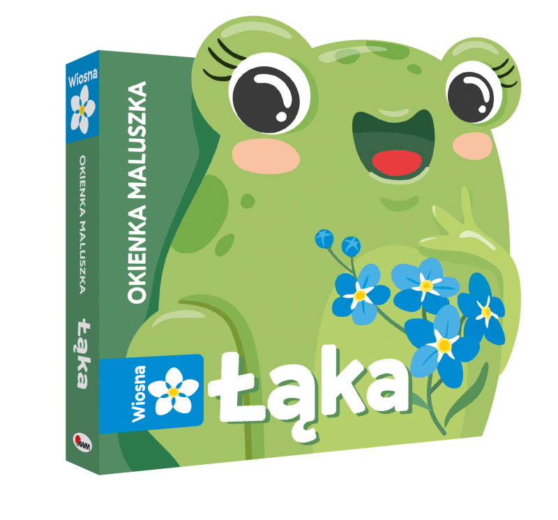 KSIĄŻECZKA OKIENKA MALUSZKA ŁĄKA