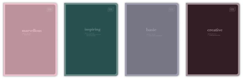 ZESZYT A5/60 GŁADKI INTER HYBRID WORDS 70G