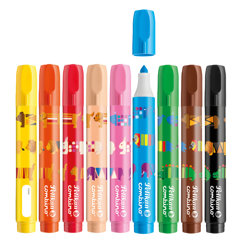 FLAMASTRY 9 PELIKAN COLORELLA SUP COMBIN C41