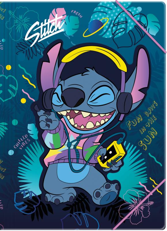 TECZKA PP A3 Z GUMKĄ - STITCH DISNEY CORE