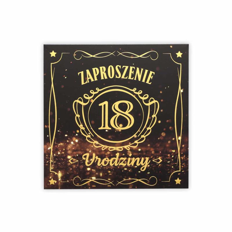 ZAPROSZENIA KWADRAT LUX A10 KOTEK