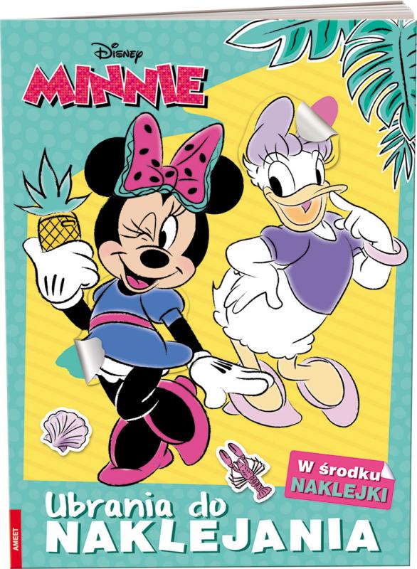 KSIĄŻECZKA MINNIE.UBRANIA DO NAKLEJANIA