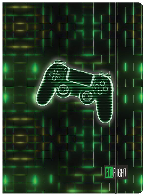 TECZKA Z GUMKĄ A4 300G NEON PAD STRIGHT