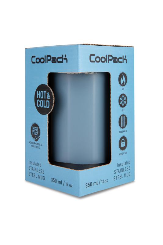 KUBEK TERMICZNY, CP COFFEE MUG - TOM - 350 ml - BLUE