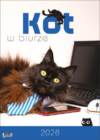 KALENDARZ WIELOPLANSZOWY KOT W BIURZE JOTAN STANDARD