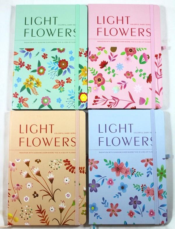 NOTES A5/80 LIGHT FLOWERS 5703-9