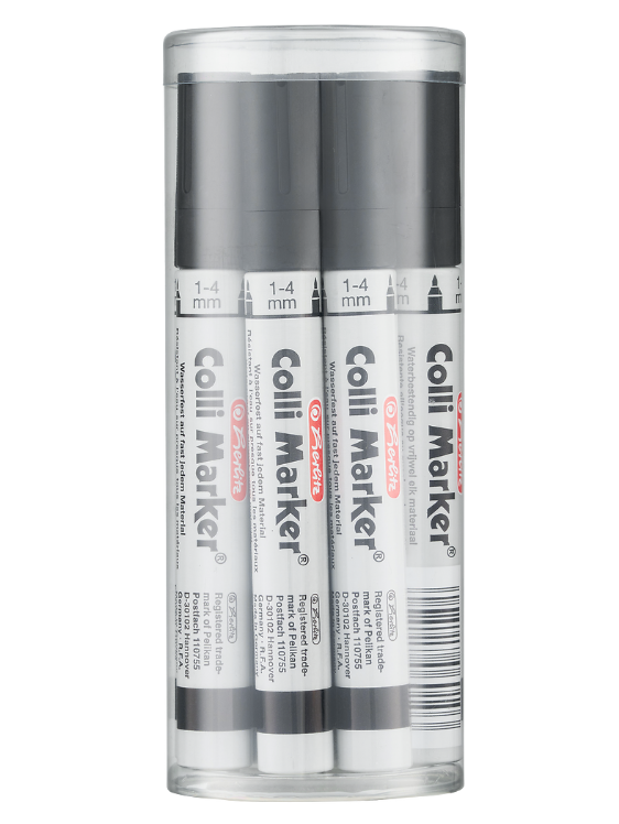 MARKER PERMANENTNY COLI CZARNY TUBA 10SZT