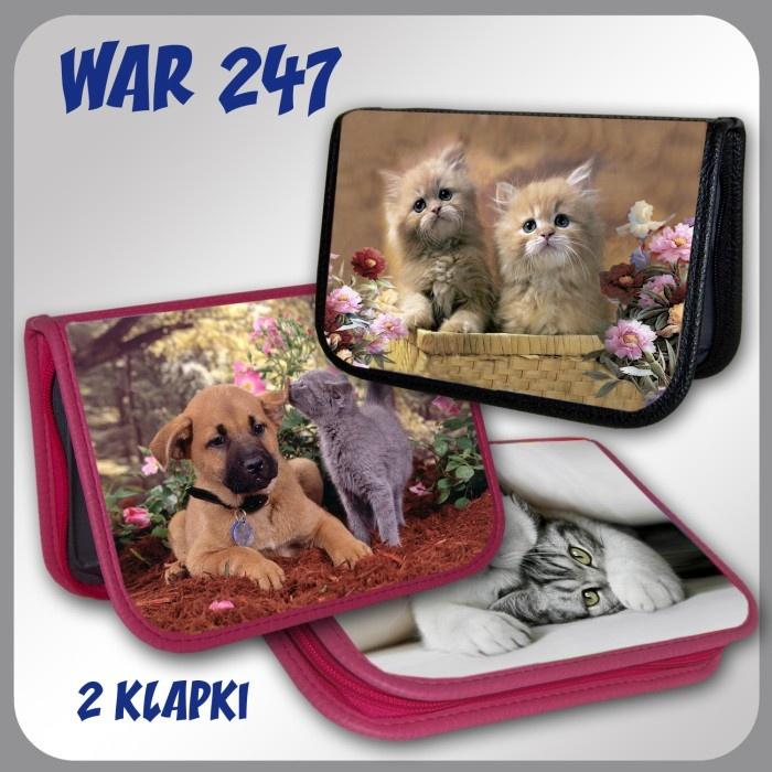 PIÓRNIK WAR 247 2 KLAPKI PSY I KOTY