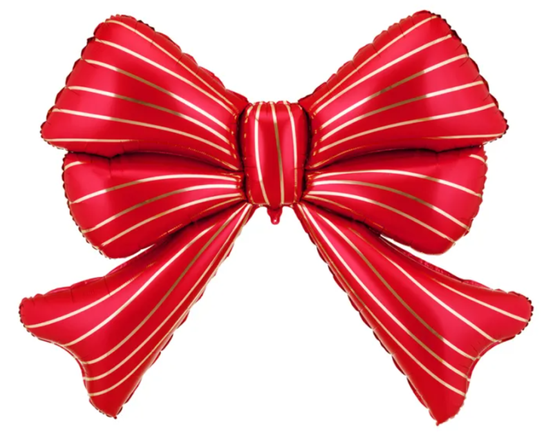 BALON FOLIOWY KOKARDA XXL 139X111CM CZERWONY