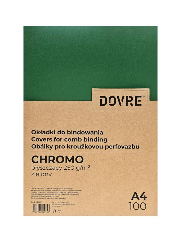 OKŁADKA DO BINDOWANIA CHROMO ZIELONA ARGO OP 100SZT