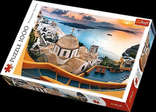 PUZZLE 1000 TREFL BAJKOWE SANTORINI