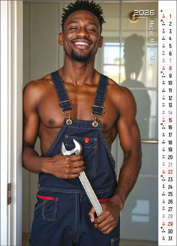 KALENDARZ WIELOPLANSZOWY MAN, PASSION & WORK JOTAN STANDARD