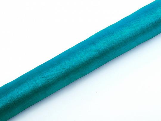 ORGANZA GŁADKA TURKUSOWA 0,36X9M