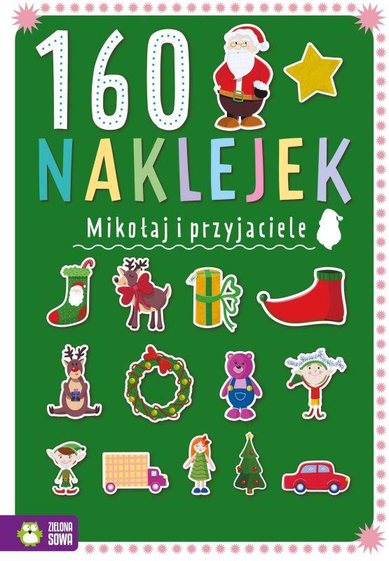 KSIĄŻECZKA 160 NAKLEJEK. MIKOŁAJ I PRZYJACIELE #ŚWIĘTA
