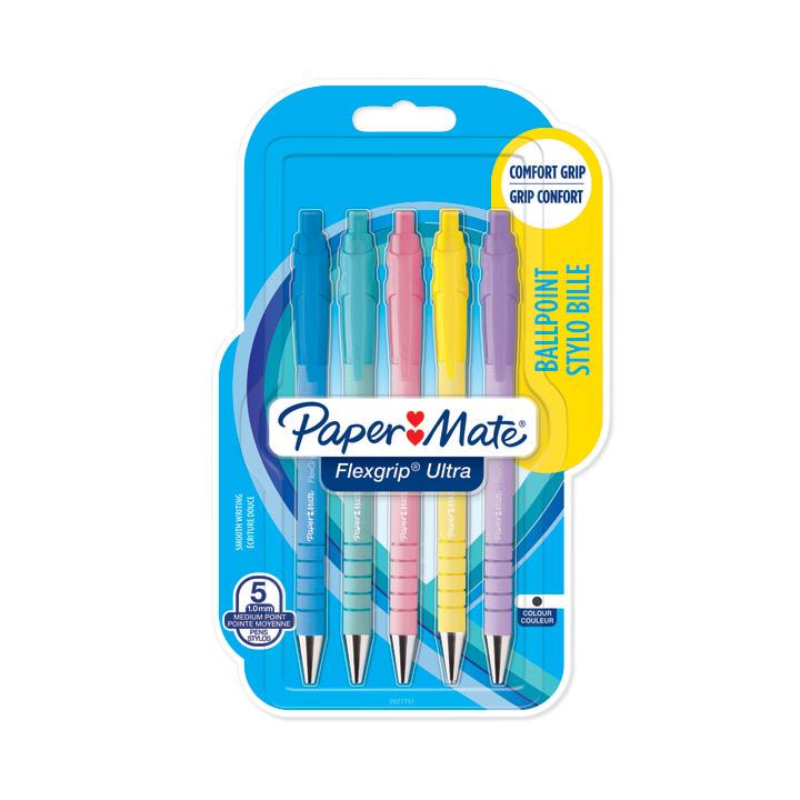 DŁUGOPIS PAPER MATE FLEXGRIP ULTRA PASTEL RT 1,0 NIEBIESKI A'5