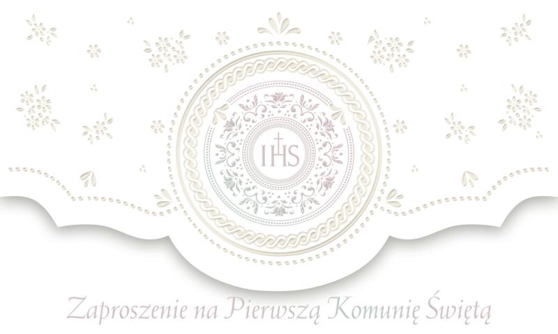 ZAPROSZENIE LUX EDITION Z LUX POLMAK KOMUNIA