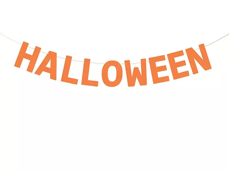 BANER HALLOWEEN 2.5M POMARAŃCZOWY