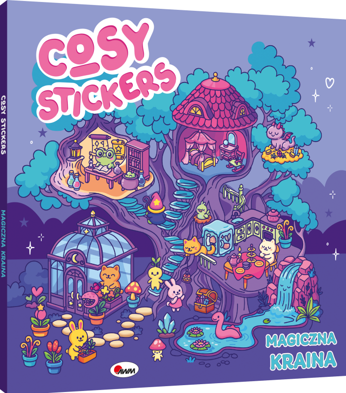 KSIĄŻECZKA MAGICZNA KRAINA NAKLEJKI