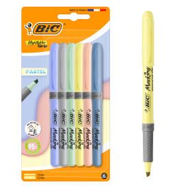 ZAKREŚLACZ BIC HIGHLIGHTER GRIP PASTEL MINER B6 mix