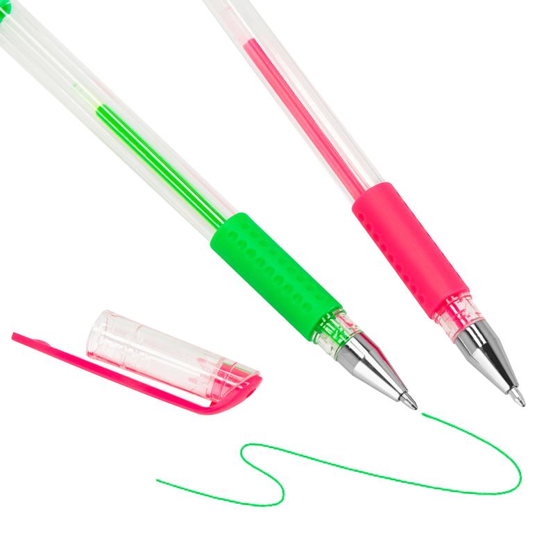 DŁUGOPIS EASY ŻEL. FLUO 4KOL.