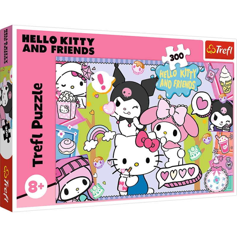 PUZZLE 300 TREFL SZALONE TRIO / HELLO KITTY