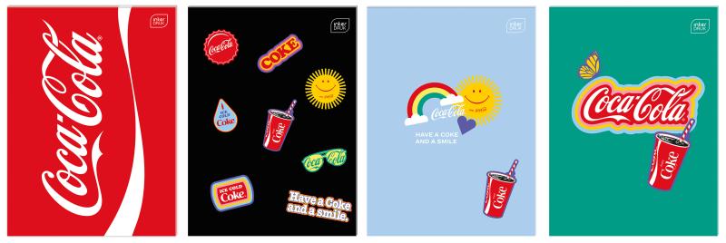 ZESZYT DO SŁÓWEK A6/32 MAT+ UV COCA COLA