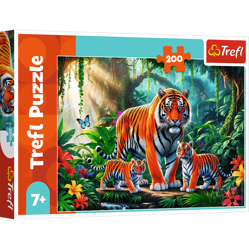 PUZZLE 200 TYGRYSIE ZWYCZAJE