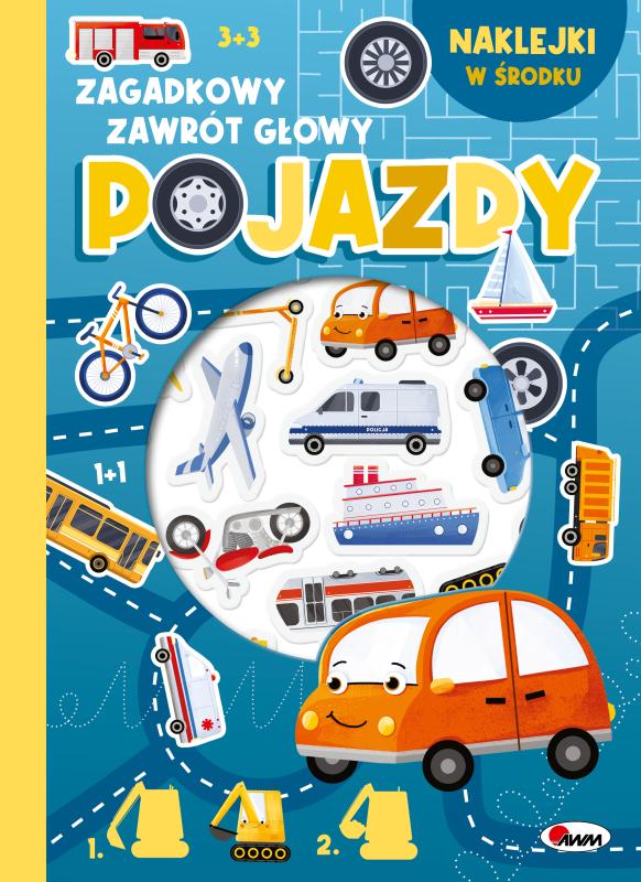 KSIĄŻECZKA ZAGATDKOWY ZAWRÓT GŁOWY POJAZDY