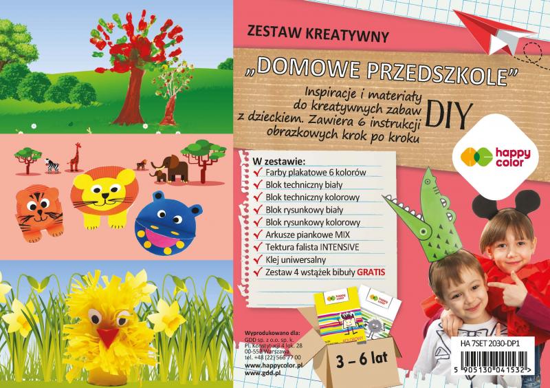 ZESTAW KREATYWNY DOMOWE PRZEDSZKOLE-MATERIAŁY I INSPIRACJE