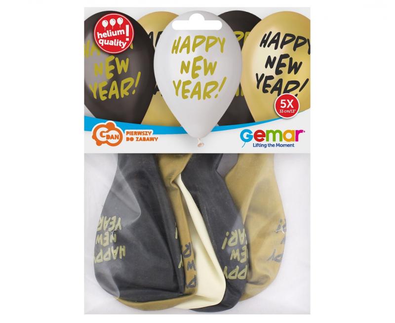 BALON PREMIUM HEL HAPPY NEW YEAR A'5