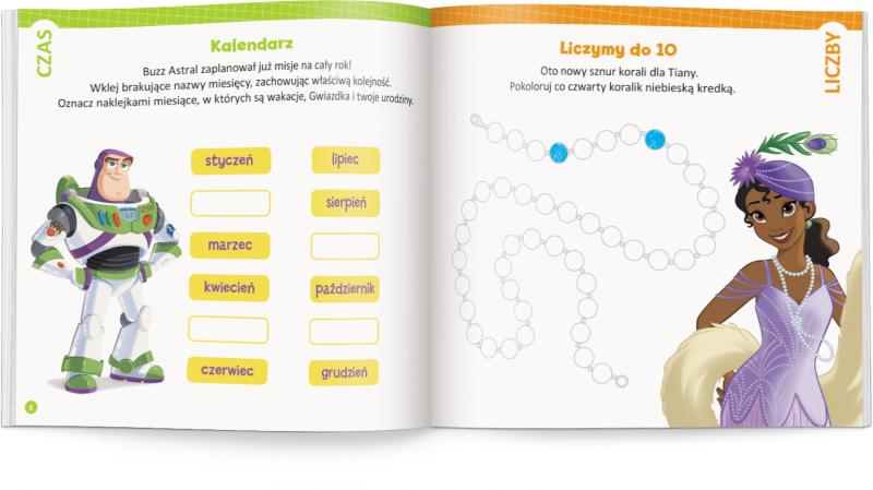 KSIĄŻECZKA DISNEY UCZY MIX. ELEMENTARZ MATEMATYCZNY. ĆWICZENIA