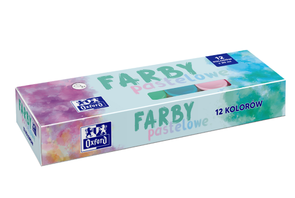 FARBY 12 PLAKATOWE PASTEL OXFORD 20ML