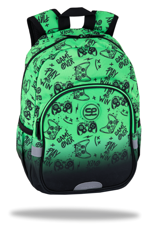 PLECAK DZIECIĘCY CP TOBY - GAME OVER GRADIENT GREEN