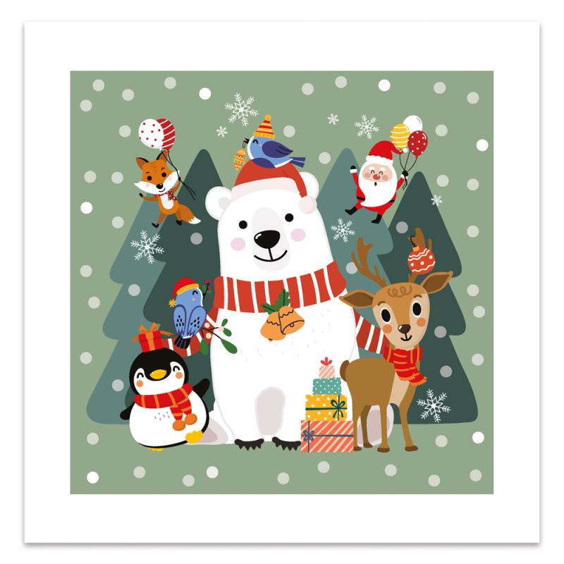 PUZZLE W RAMCE 49 ELEMENTÓW BN CHRISTMAS TIME #ŚWIĘTA