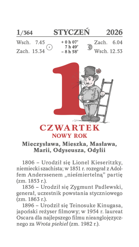 KALENDARZ ZDZIERAK RODZINNY 2027 Z1