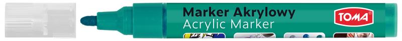 MARKER AKRYLOWY ZIELONY TOMA