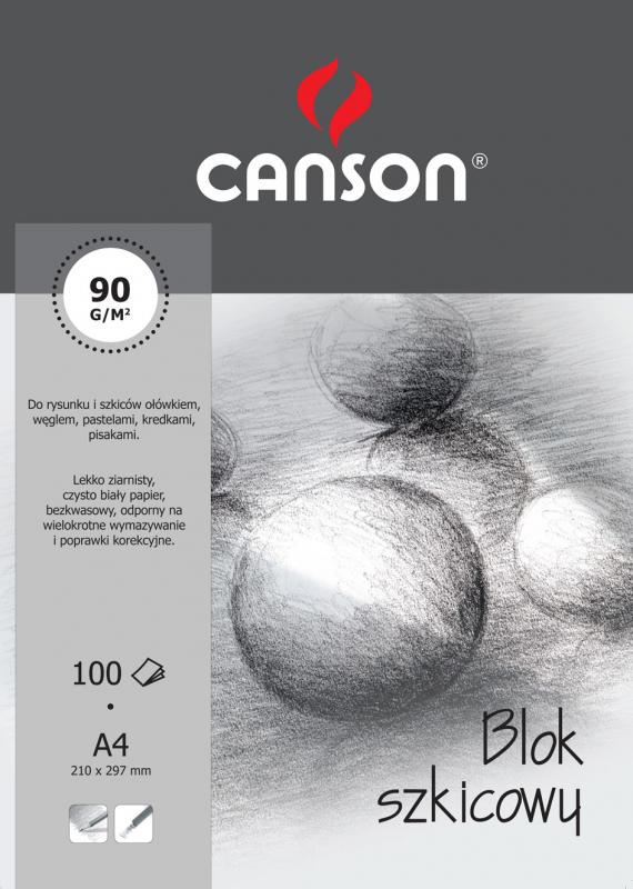 BLOK SZKICOWNIK A4/90G CANSON