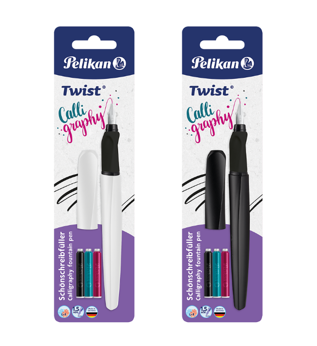 PIÓRO WIECZNE DO KALIGRAFI TWIST P457+2 N BLISTER