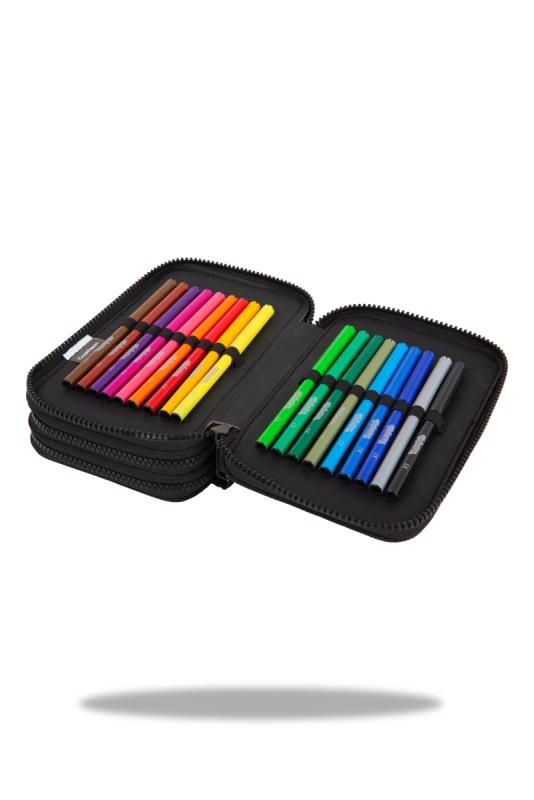 PIÓRNIK POTRÓJNY Z WYPOSAŻENIEM CP JUMPER 3 - DAISY BLACK